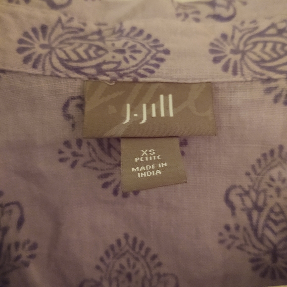 J.Jill Button down with matching tank - Picture 6 of 8